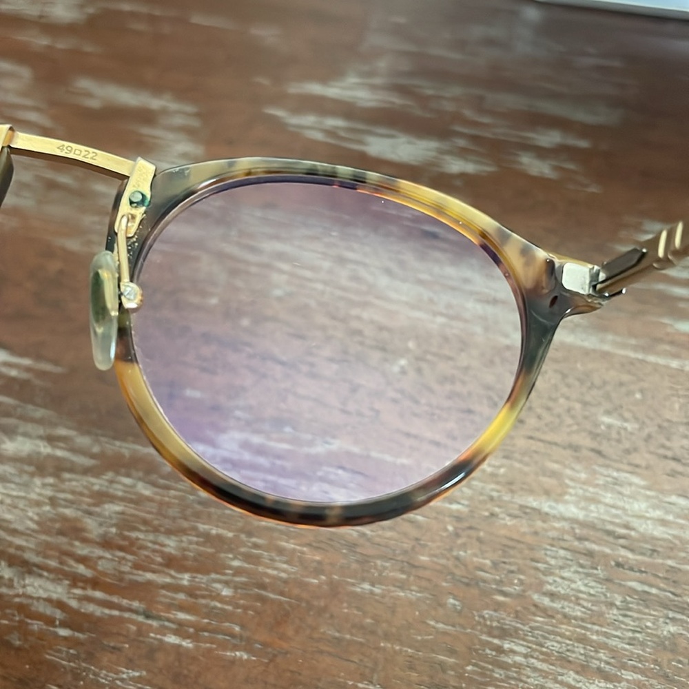 Persol 3248-v Caffe brown tortoise and gold metallic eyeglasses with case - Picture 7 of 16